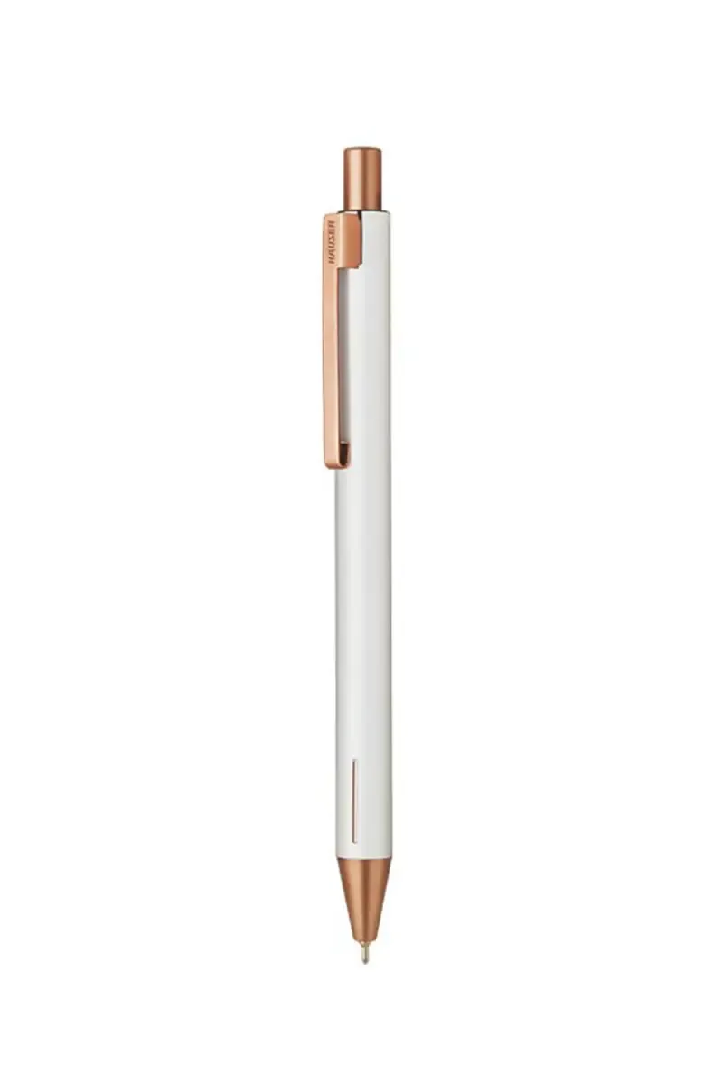 Hauser Cosmo Designer Ball Pen - Pack of 1 031721WHI&ROSGOLPACOF1