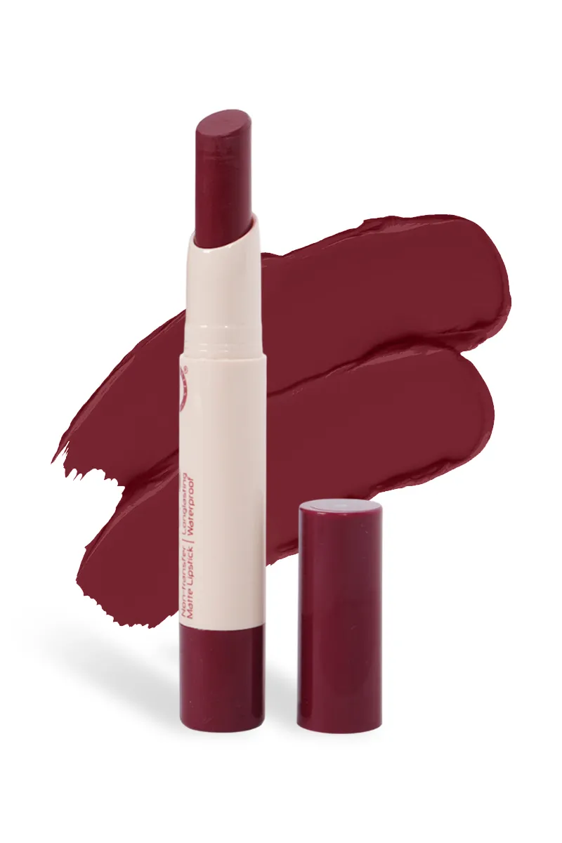 Colors Queen Color Stay Lipstick – Rich Mehroon | Long-Lasting Matte Crayon