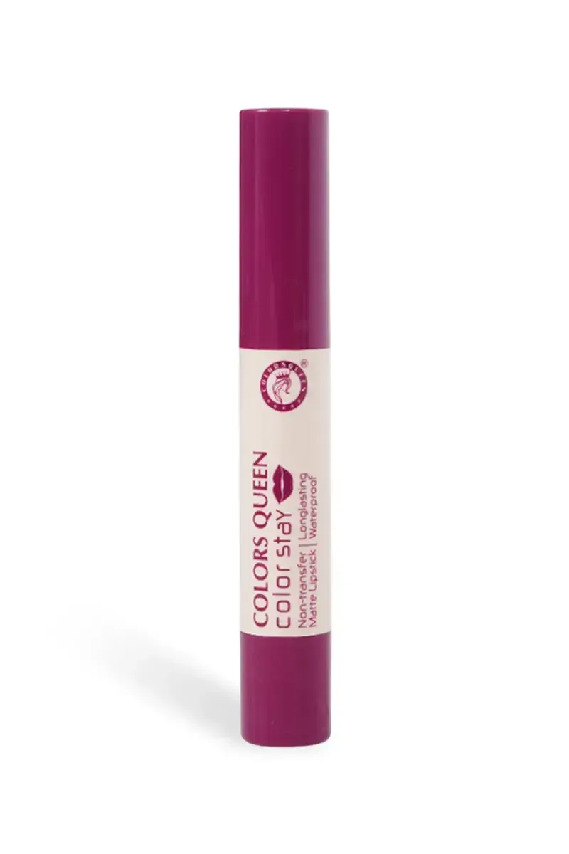 Colors Queen Color Stay Lipstick – Wine (Non-Transfer, Matte, Long-Lasting)