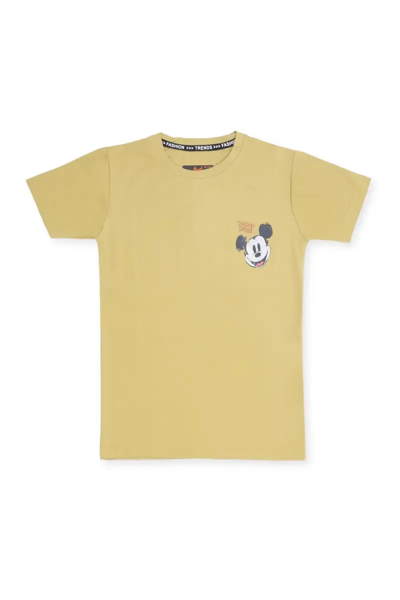Boy's Cotton Printed Casual T-shirt 031776910YRSSAG
