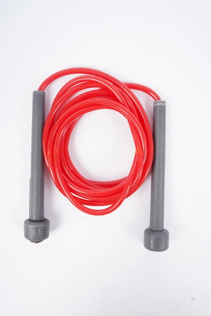 Tenstar Durable Jump Skipping Rope - (Grey & Red)
