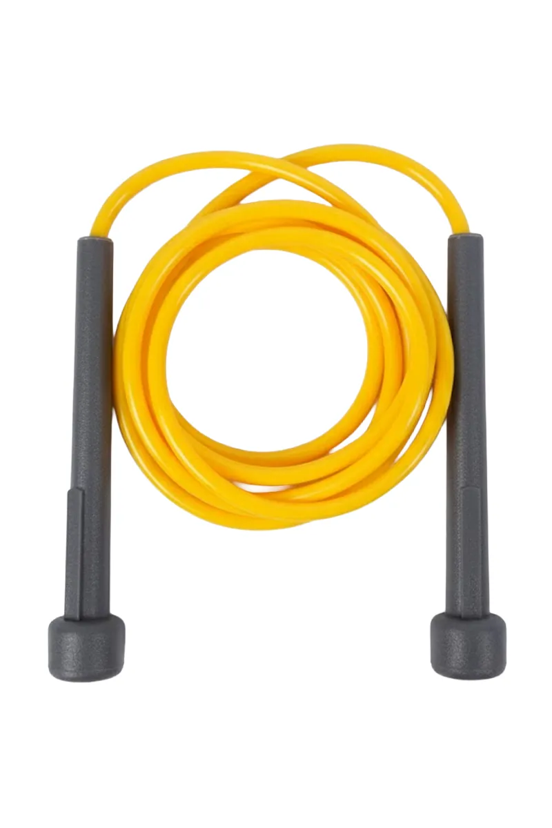Tenstar Durable Jump Skipping Rope - (Grey & Yellow)