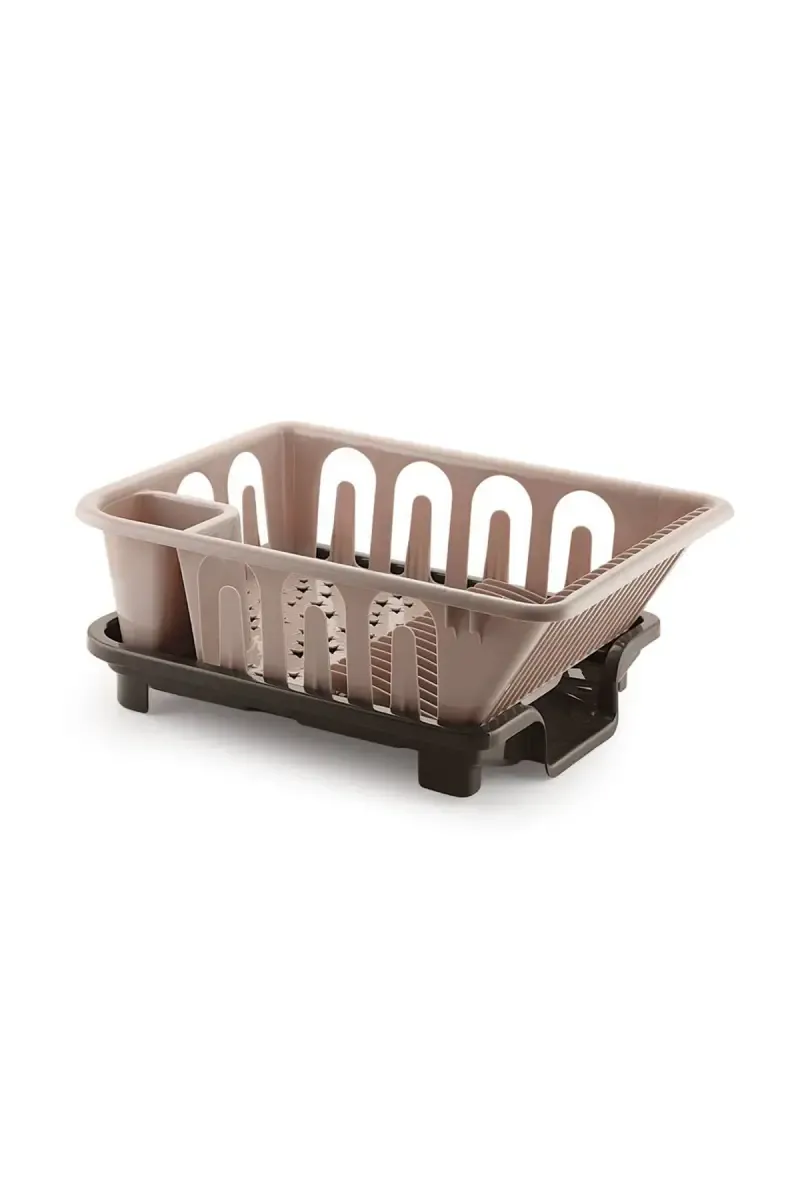 Mastercook Plastic Dishes Drying Rack with Tray - 46 Cm