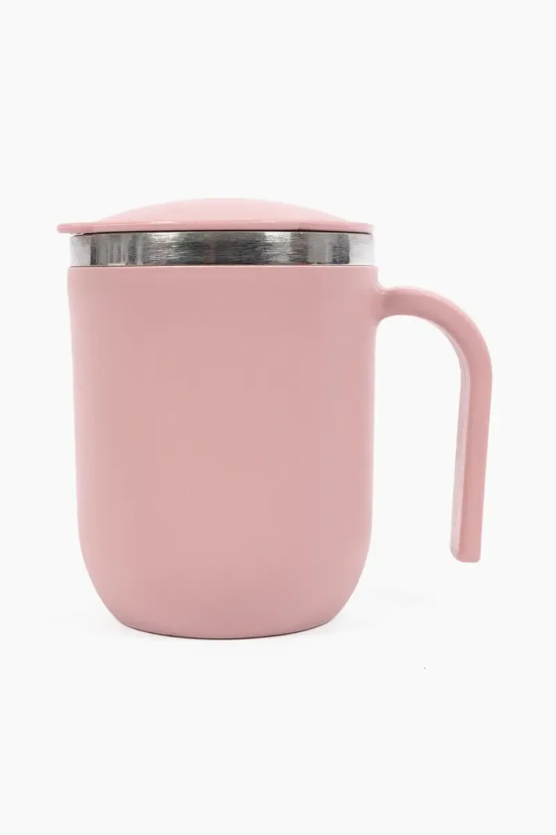 Jony Plastic & Stainless Steel Coffee Mug - 400 ml