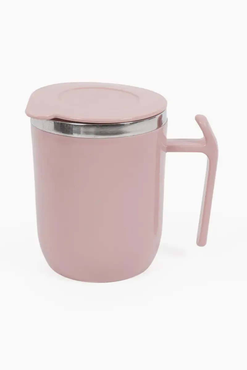 Jony Plastic & Stainless Steel Coffee Mug - 400 ml 031887PEA1