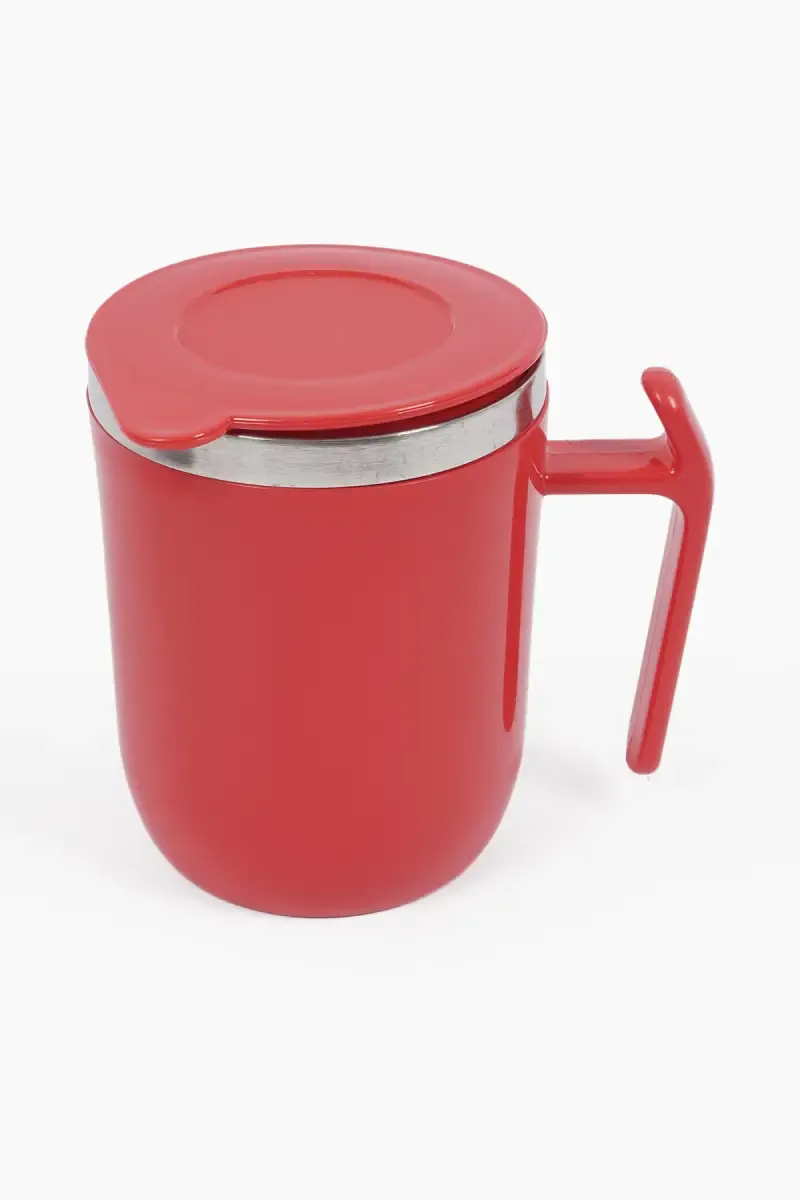 Jony Plastic & Stainless Steel Coffee Mug - 400 ml