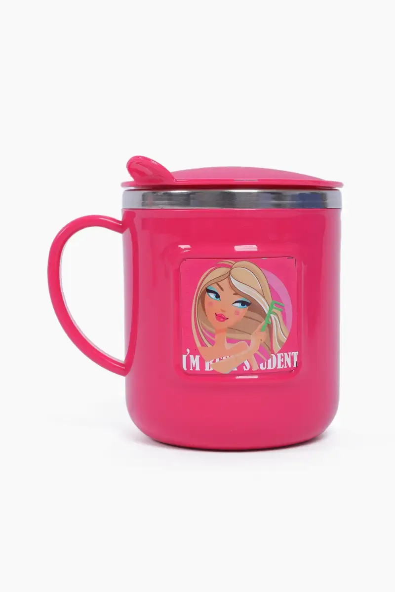 Plastic & Stainless Steel Coffee Mug - 220 ml 031888PIN1