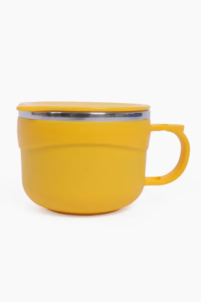 Jony Plastic & Stainless Steel Bowl - 350 ml 031889YEL1