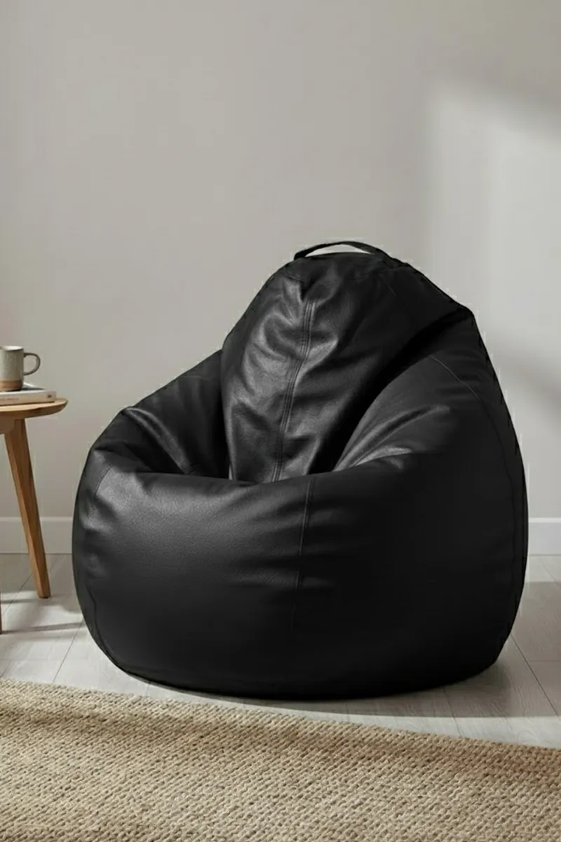 Couchette Stillo XL Bean Bag (Black) - (Without Fillers)
