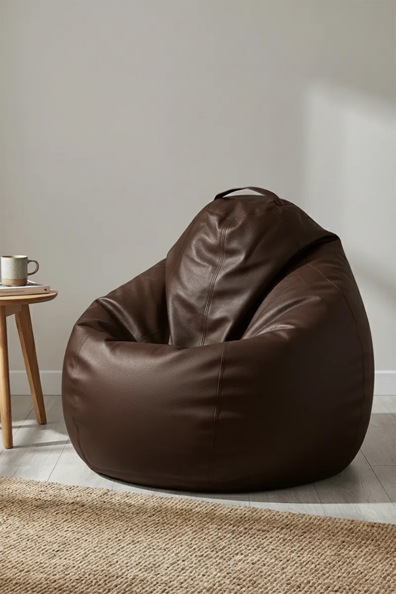Couchette Stillo Large Bean Bag (Dark Brown) - (Without Fillers)