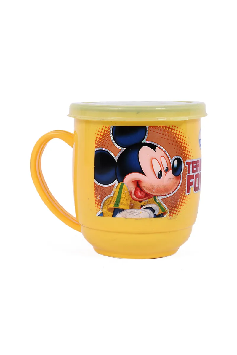 Joyo Plastic & Stainless Steel Mug with Lid - 240ml 031985YEL1