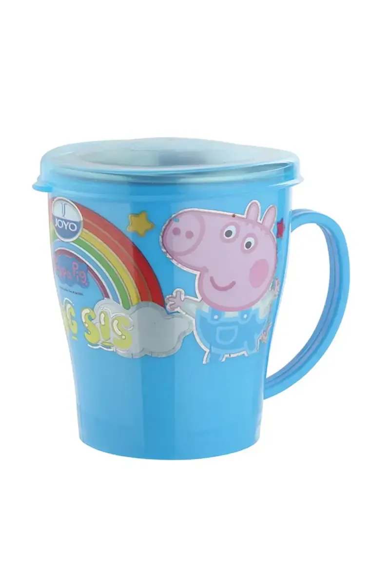 Joyo Plastic & Stainless Steel Expresso Mug with Lid - 250ml 031988SKYBLU1