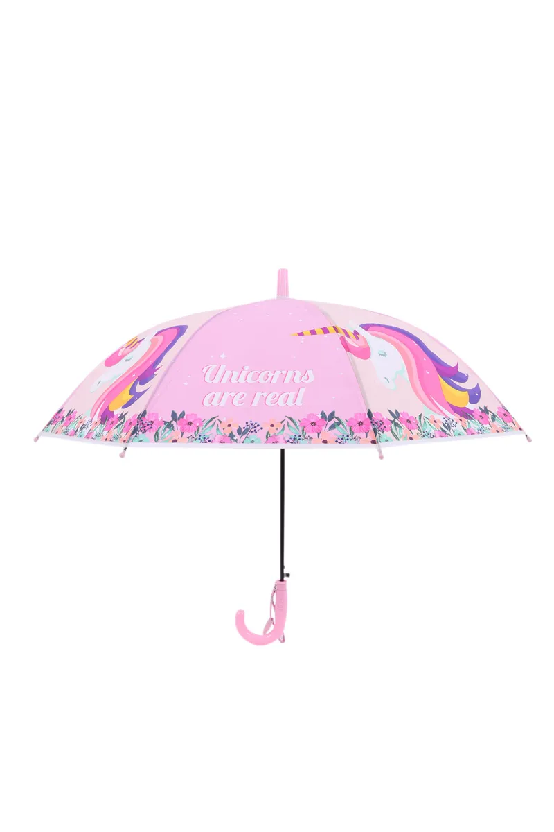 Polyester & Stainless Steel Single Fold Umbrella - 66 Cm