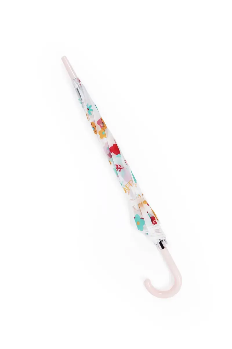 Polyester & Stainless Steel Single Fold Umbrella - 77 Cm 031999BABPIN