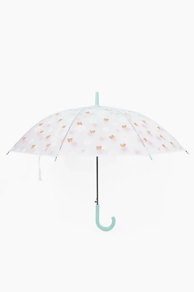 Polyester & Stainless Steel Single Fold Umbrella - 76 Cm 032002GRE
