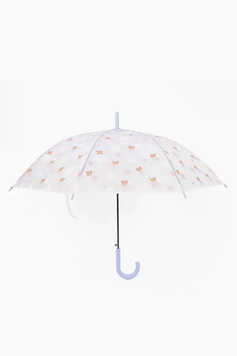 Polyester & Stainless Steel Single Fold Umbrella - 76 Cm