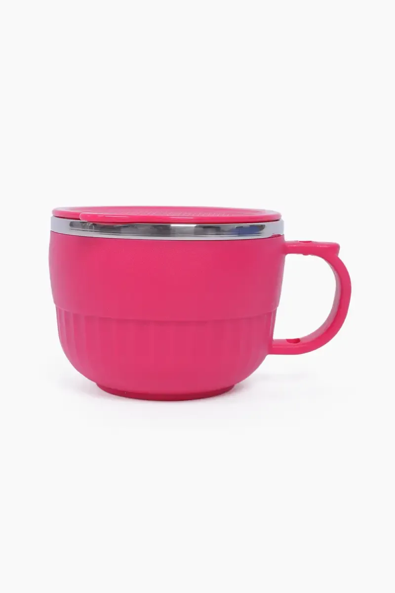 Plastic & Stainless Steel Bowl - 500 ml 032020PIN1