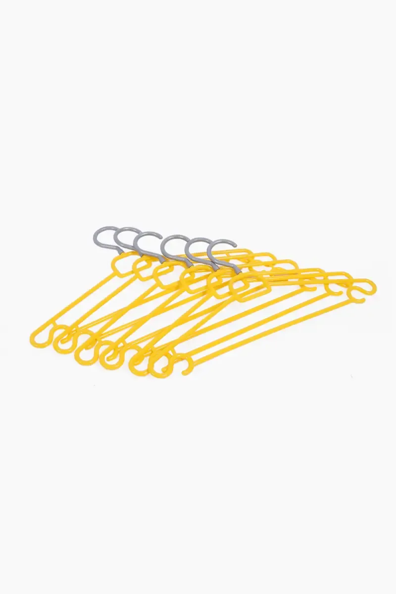 Plastic Cloth Hanger - Set of 6 032035PLAYEL