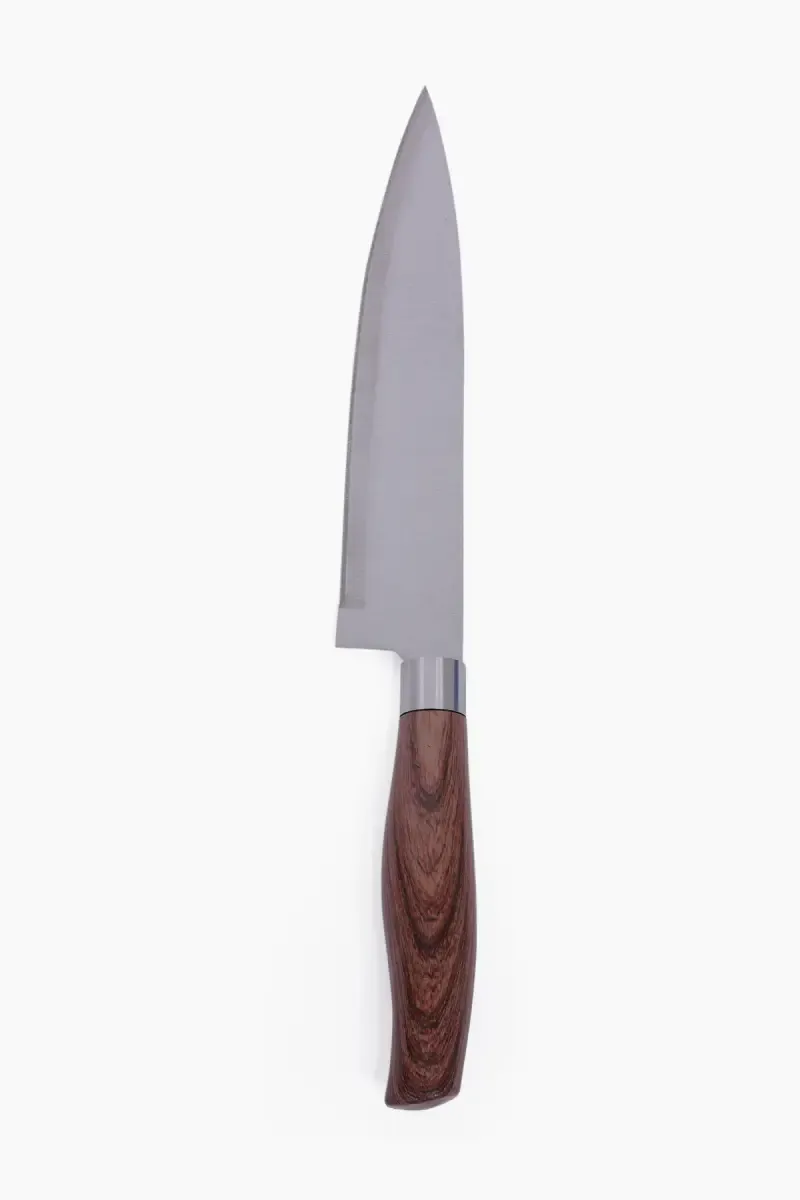 Wood & Stainless Steel Kitchen Knife - 39 cm