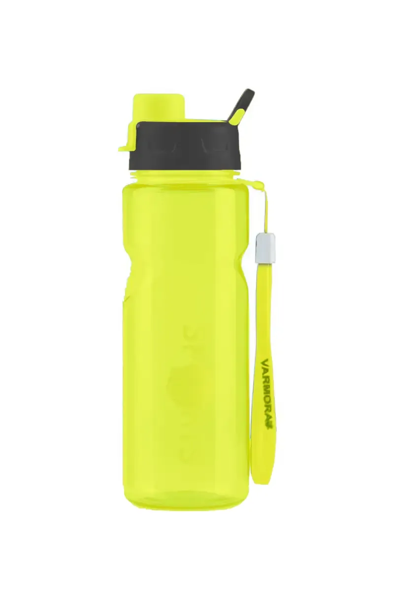 Varmora Plastic Clear Sport Water Bottle - 650 ML 032092YEL650ML