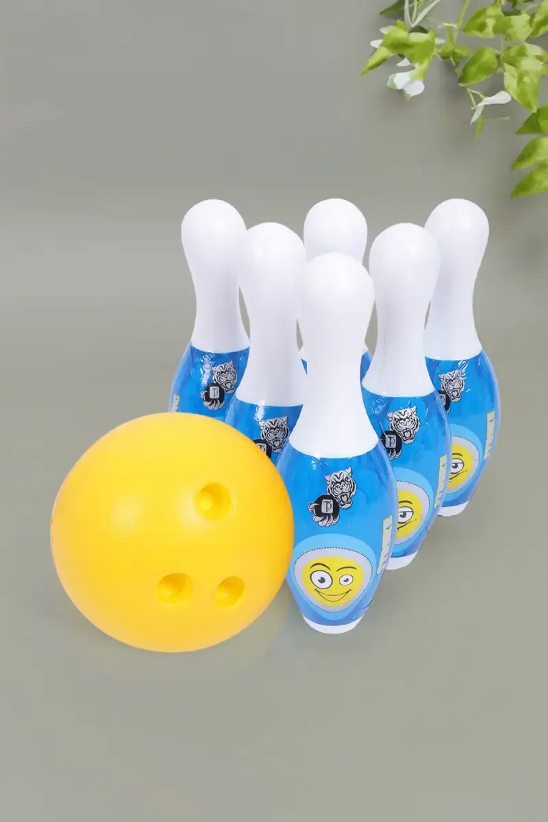 Paramount Bowling Play Set for Kids (Blue & Yellow) 032097BLU&YEL