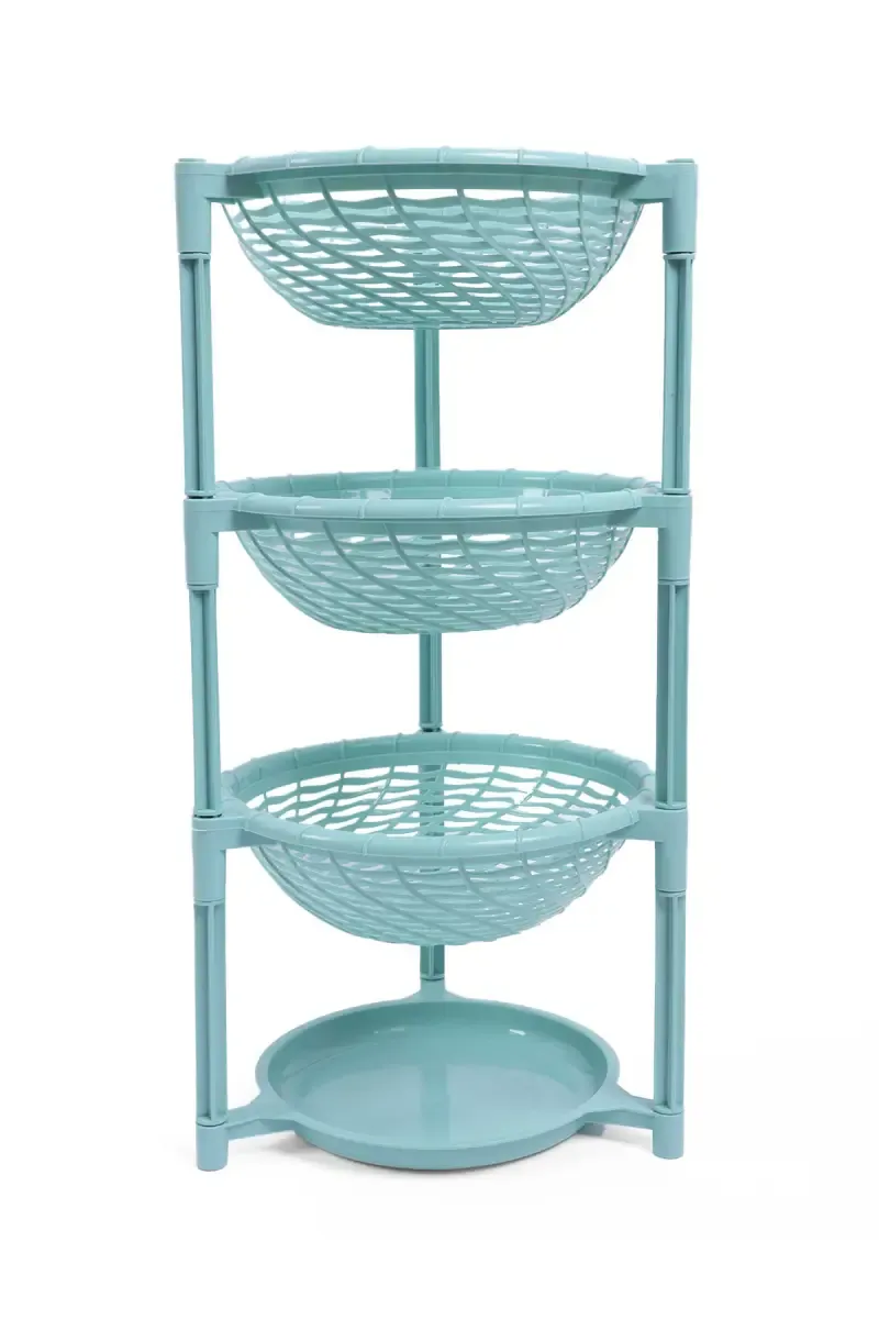 Plastic 3 Layer Storage Rack - 58 Cm