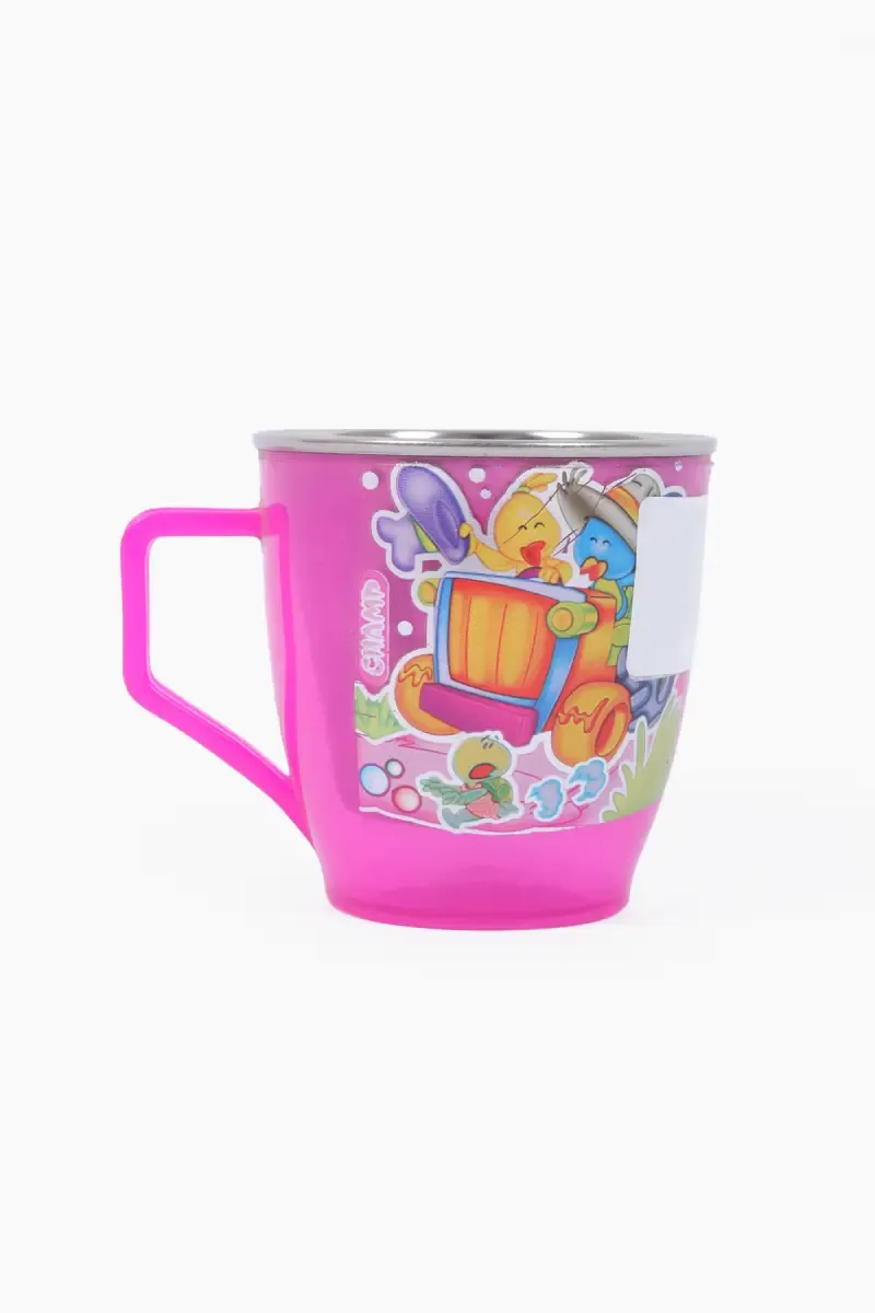 Plastic and Stainless Steel Coffee Mug - 100 ml 032150PIN1