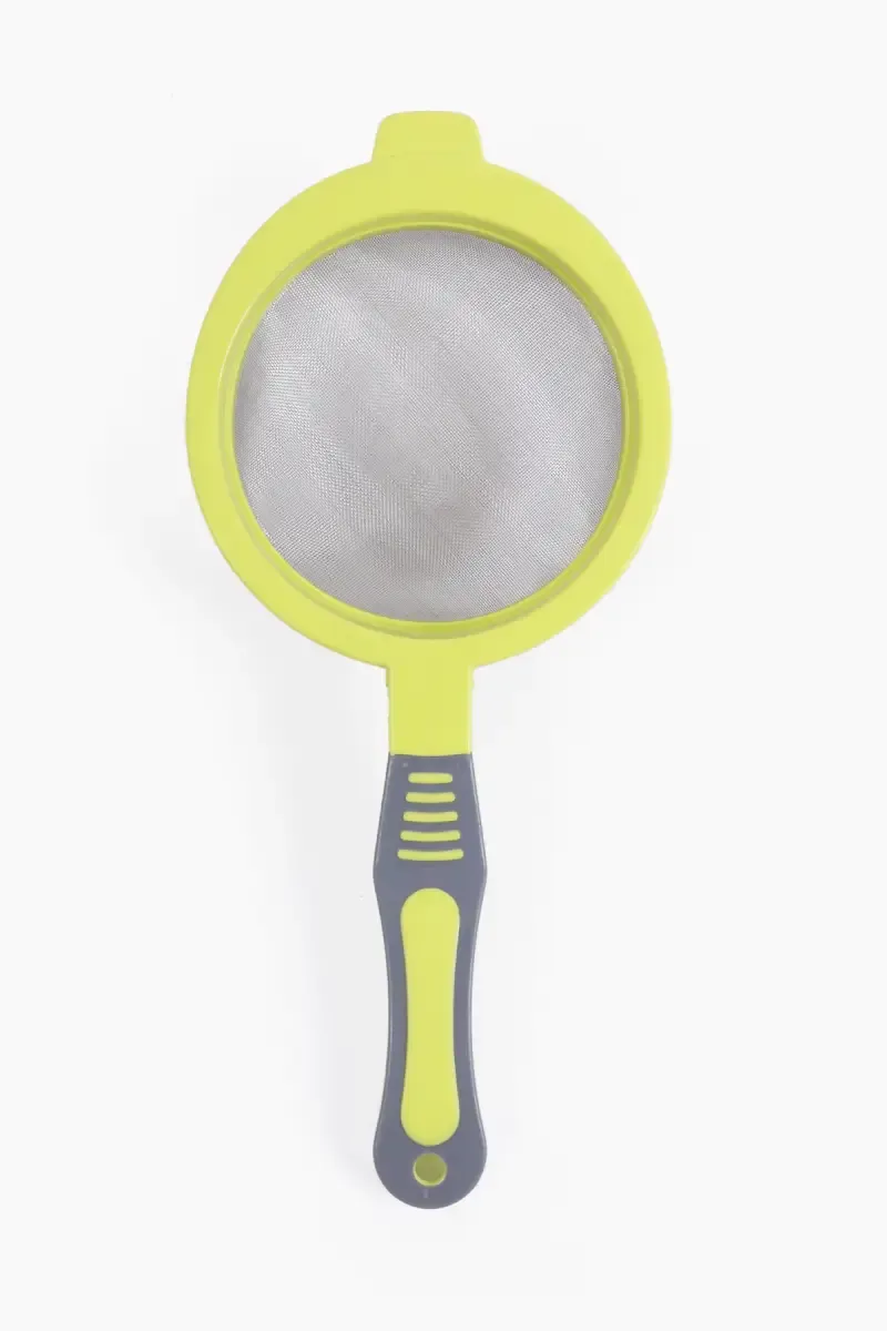 Plastic & Stainless Steel Tea Strainer - 19 x 8 Cm 032242GRE1
