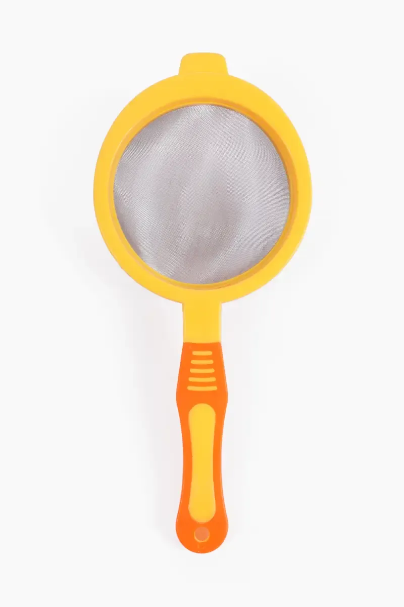 Plastic & Stainless Steel Tea Strainer - 19 x 8 Cm 032242YEL1
