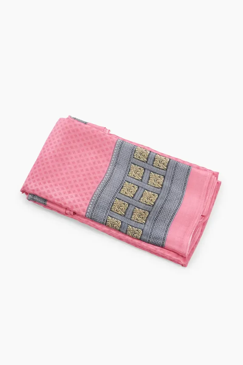 Synthetic Printed Saree for Women