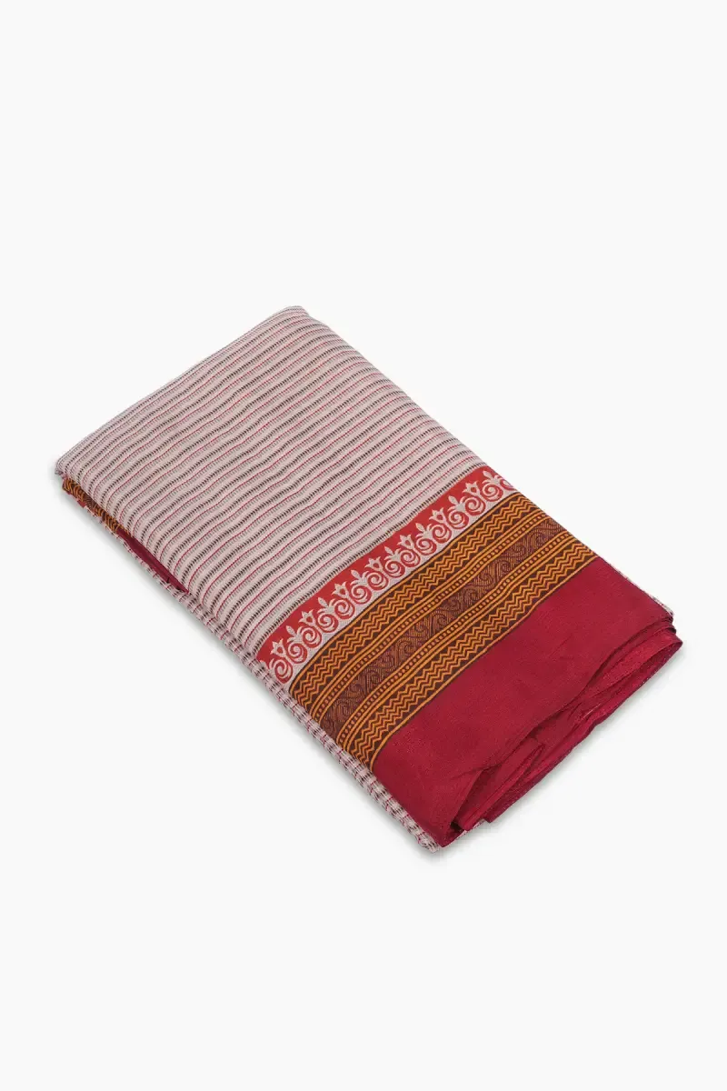 Synthetic Printed Saree for Women