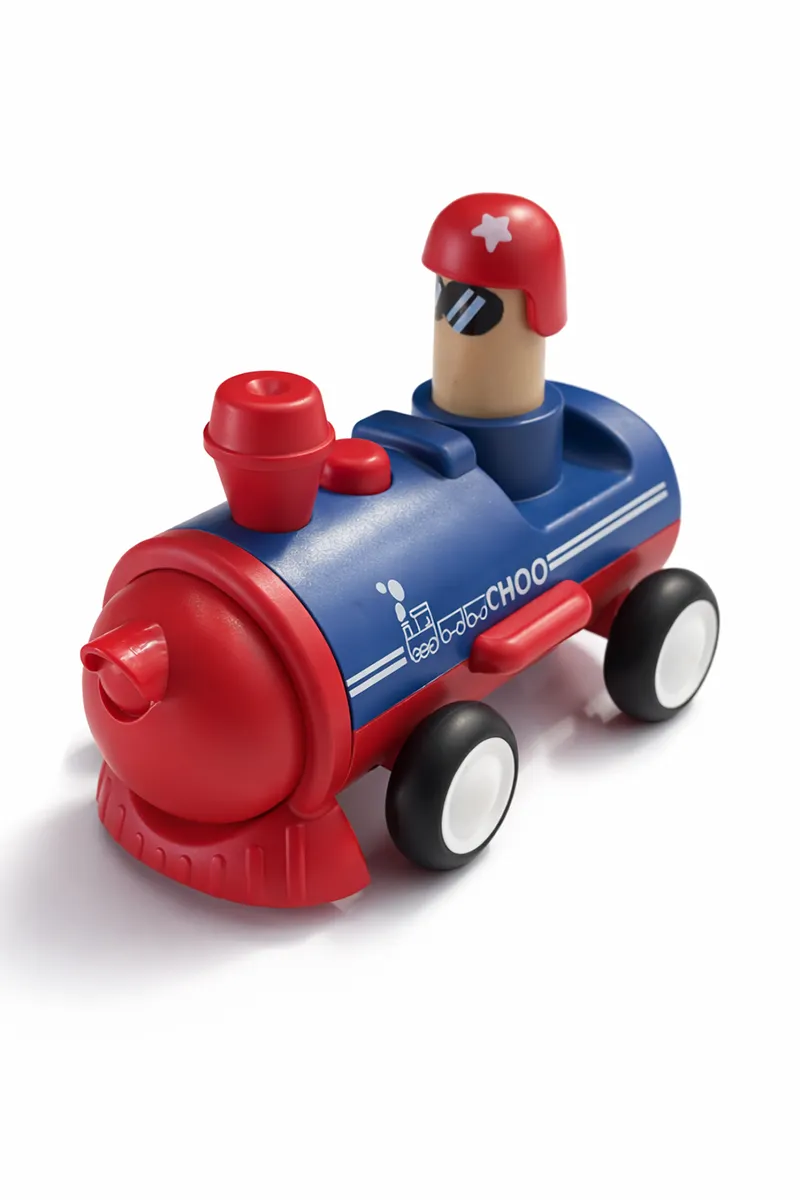 Train Toy for Kids Press & Go Toy (Blue)