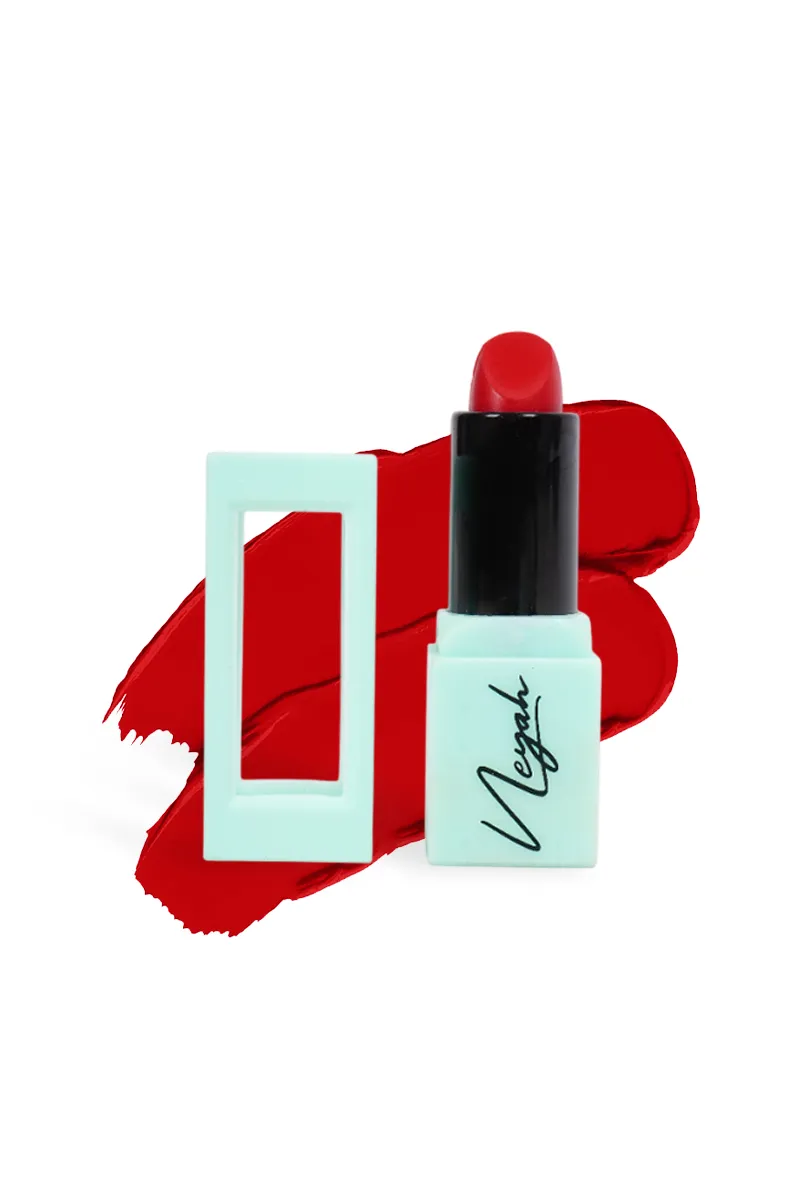 Neyah Crimson Red Matte Lipstick – Bold & Long-Lasting