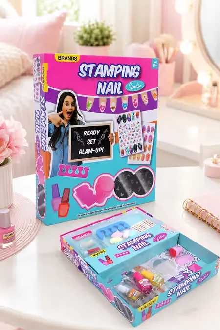 Stamping Nail Studio Kit for Kids