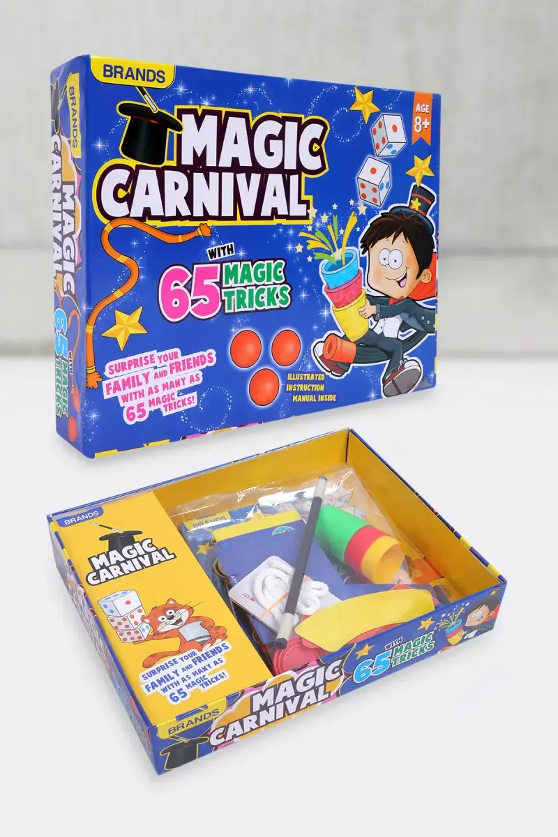 Magic Carnival Tricks Set (65 Magic Tricks)
