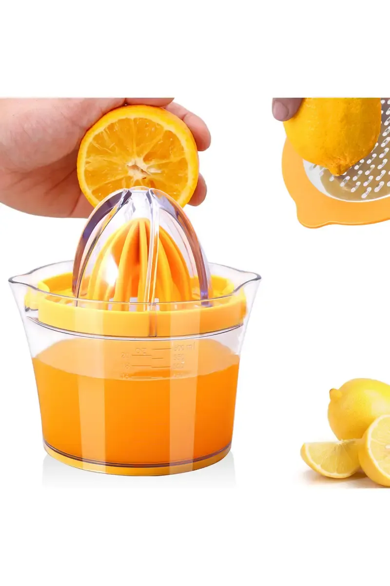 Plastic 4 In 1 Multi Function Manual Juicer - 400ml
