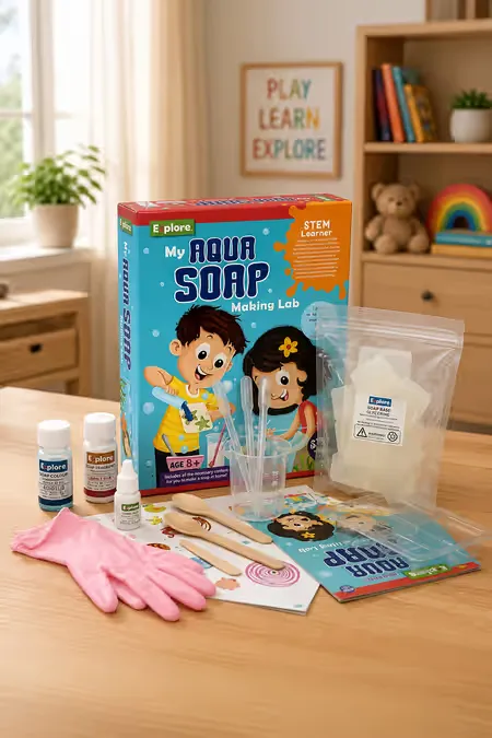 My Aqua Soap Making Lab Science Kit