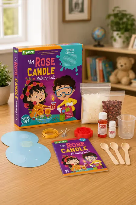 My Rose Candle Making Lab Activity Set