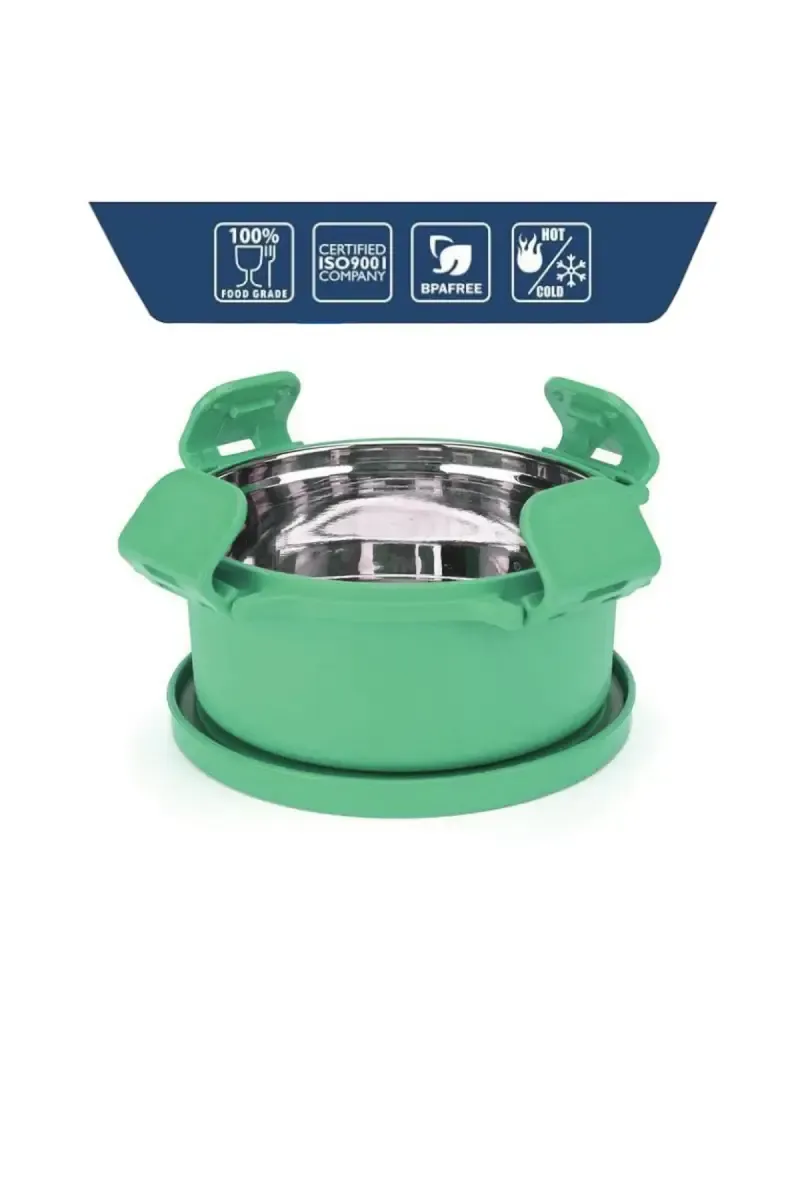 Signoraware Plastic & Stainless Steel Container - 350 ml