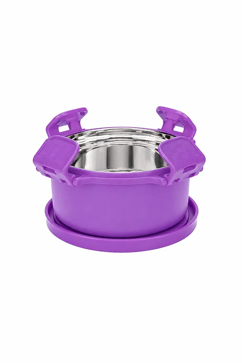 Signoraware Plastic & Stainless Steel Container - 350 ml