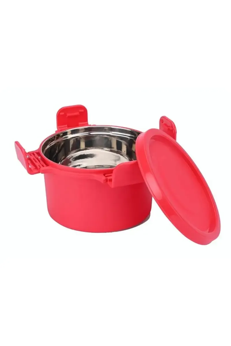 Signoraware Plastic & Stainless Steel Container - 500 ML