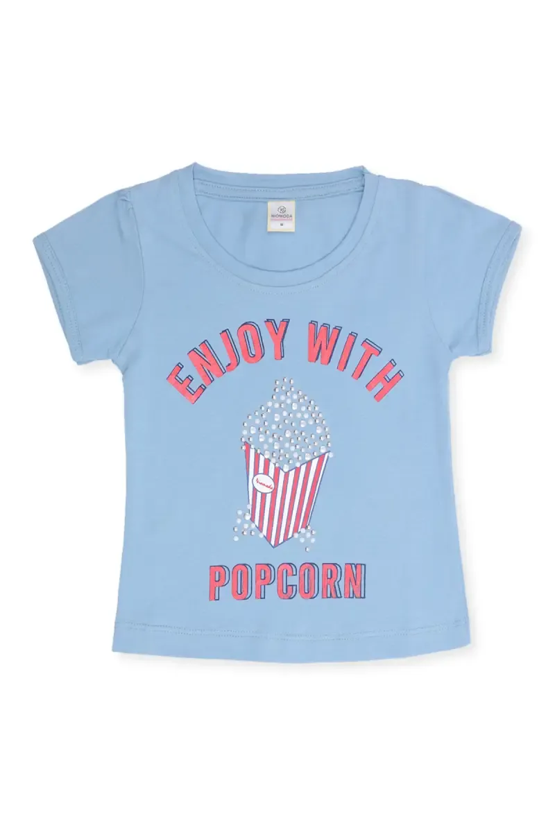 Cotton Printed T-Shirt for Baby Girls