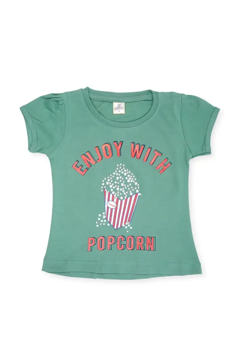Cotton Printed T-Shirt for Baby Girls