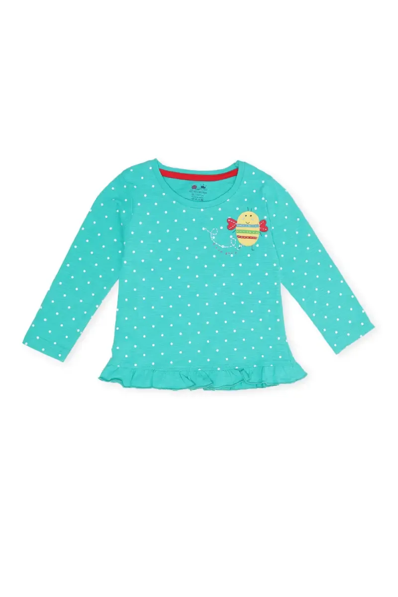 Cotton Printed T-Shirt for Baby Girls