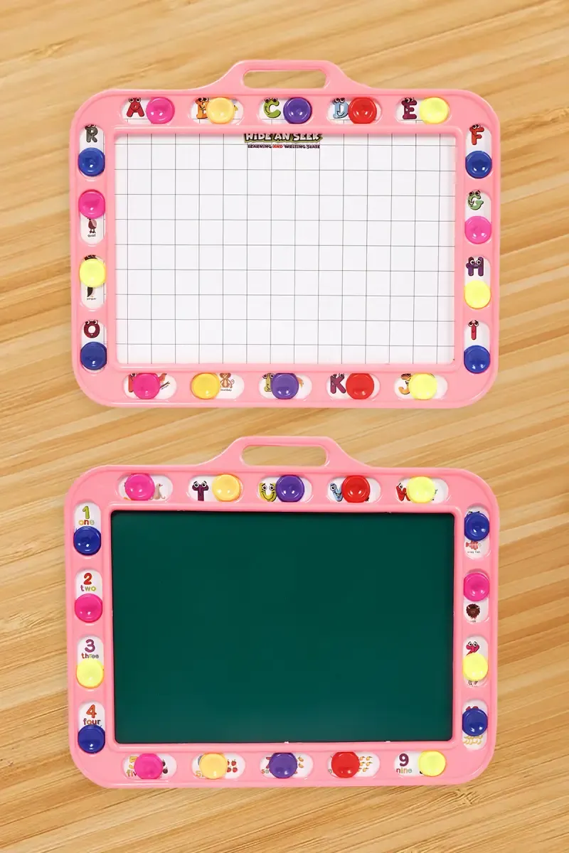 Hide An Seek 2 in 1 Slate for Kids (Pink) 032674PIN