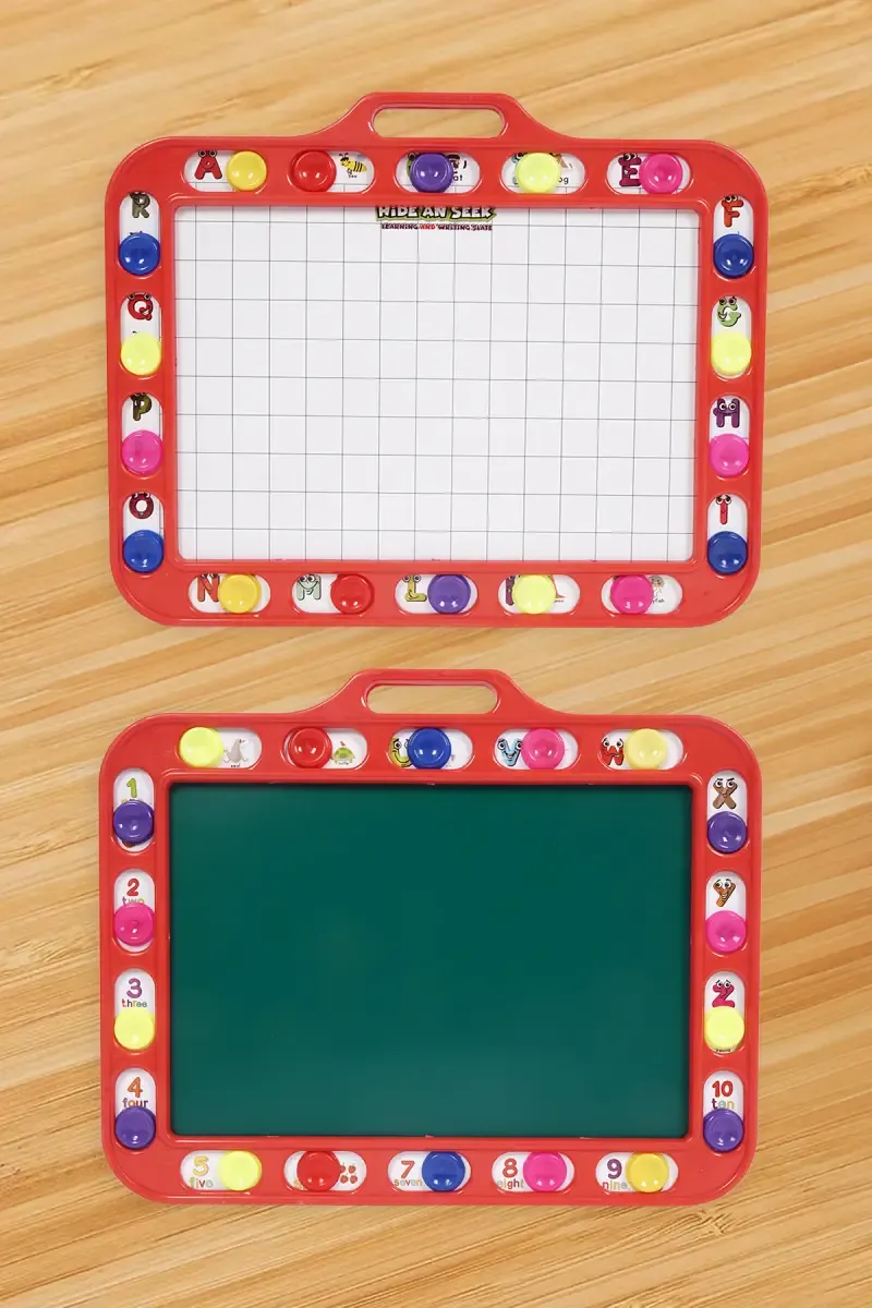 Hide An Seek 2 in 1 Slate for Kids (Red) 032674RED
