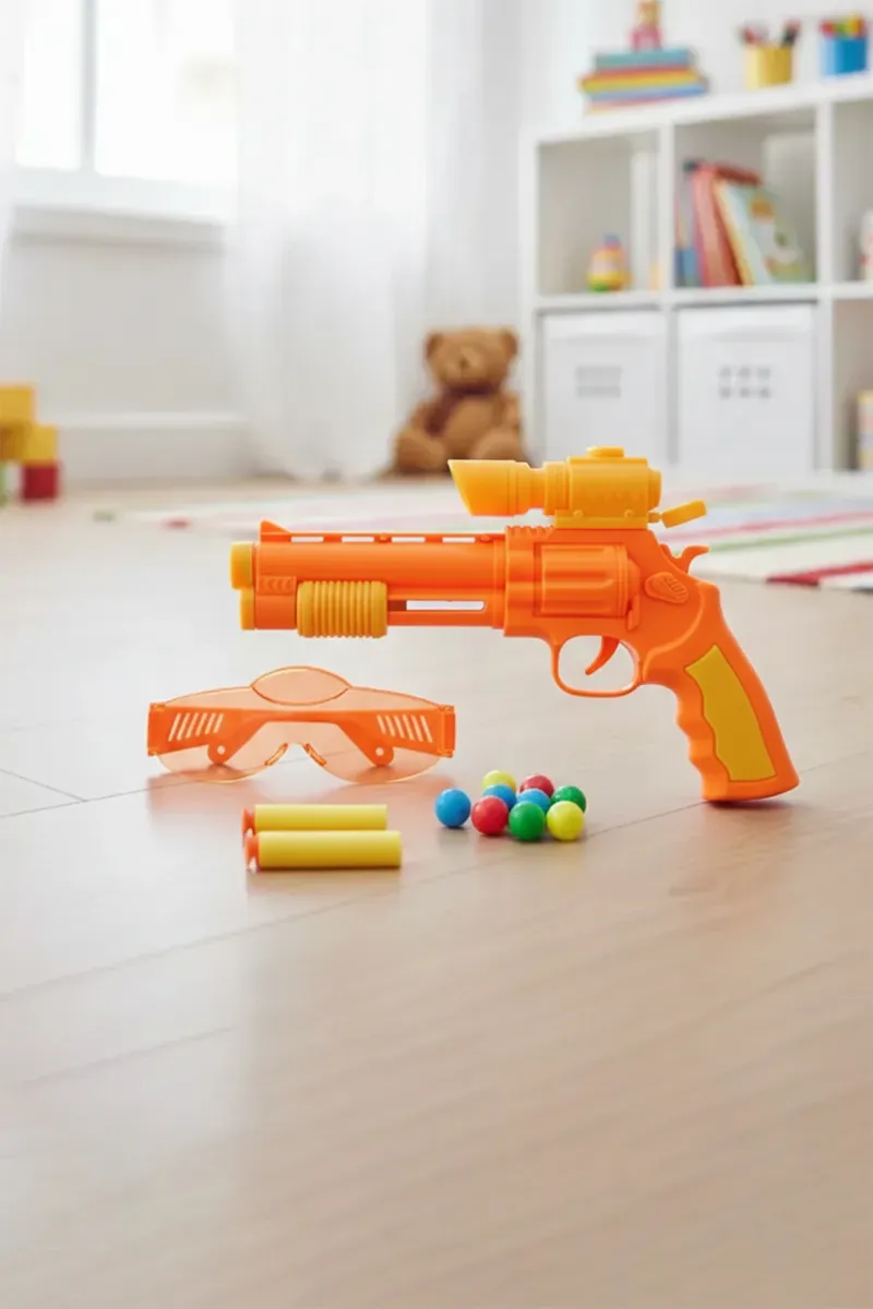 2-in-1 Shoot Game Toy Gun for Kids 032698ORA