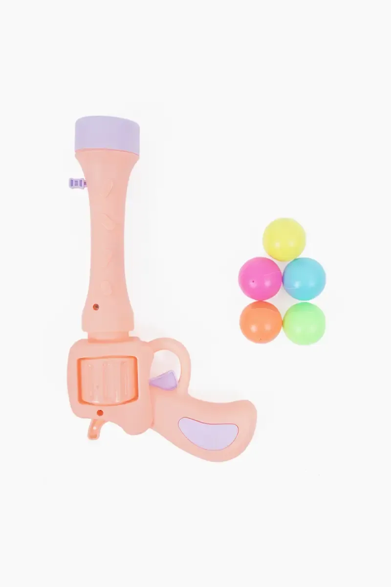 Ping pong Gun Toy (Peach) 