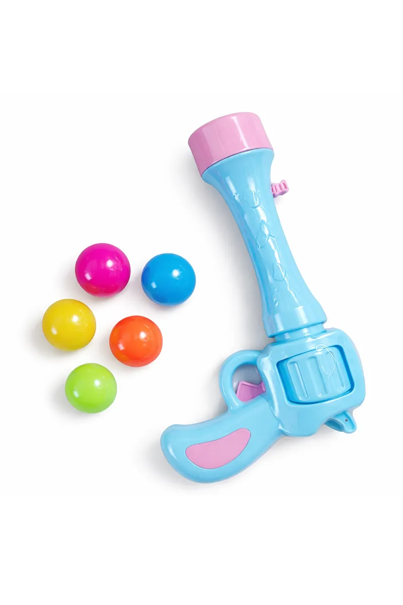 Ping pong Gun Toy (Sky Blue)