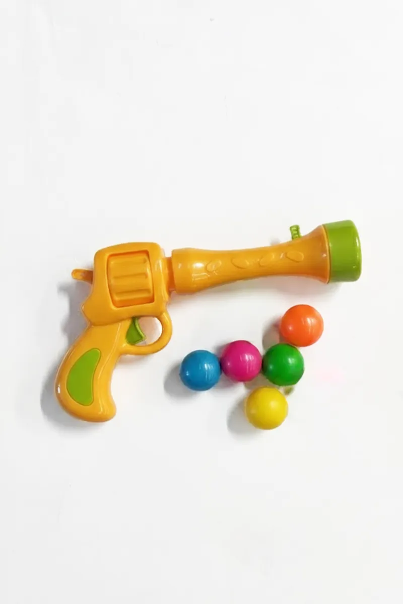 Ping pong Gun Toy (Yellow)